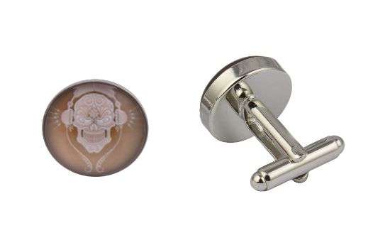 Picture of Skull DJ Cufflinks